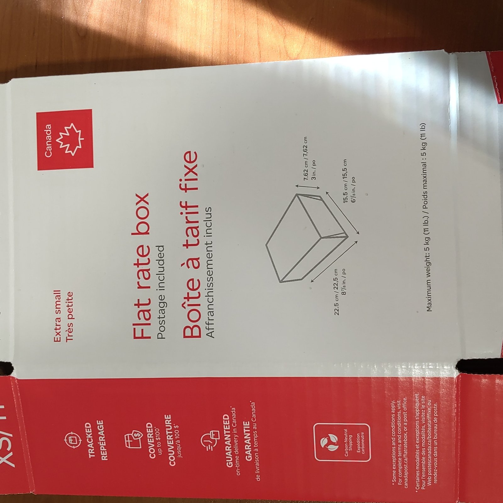 Pre Paid Shipping Box Xsmall Pre Paid Shipping Box Xsmall