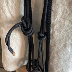 Rope Halter Black