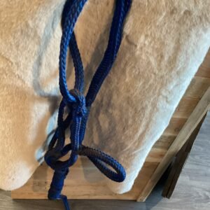 Rope Halter & Lead Rope Blue