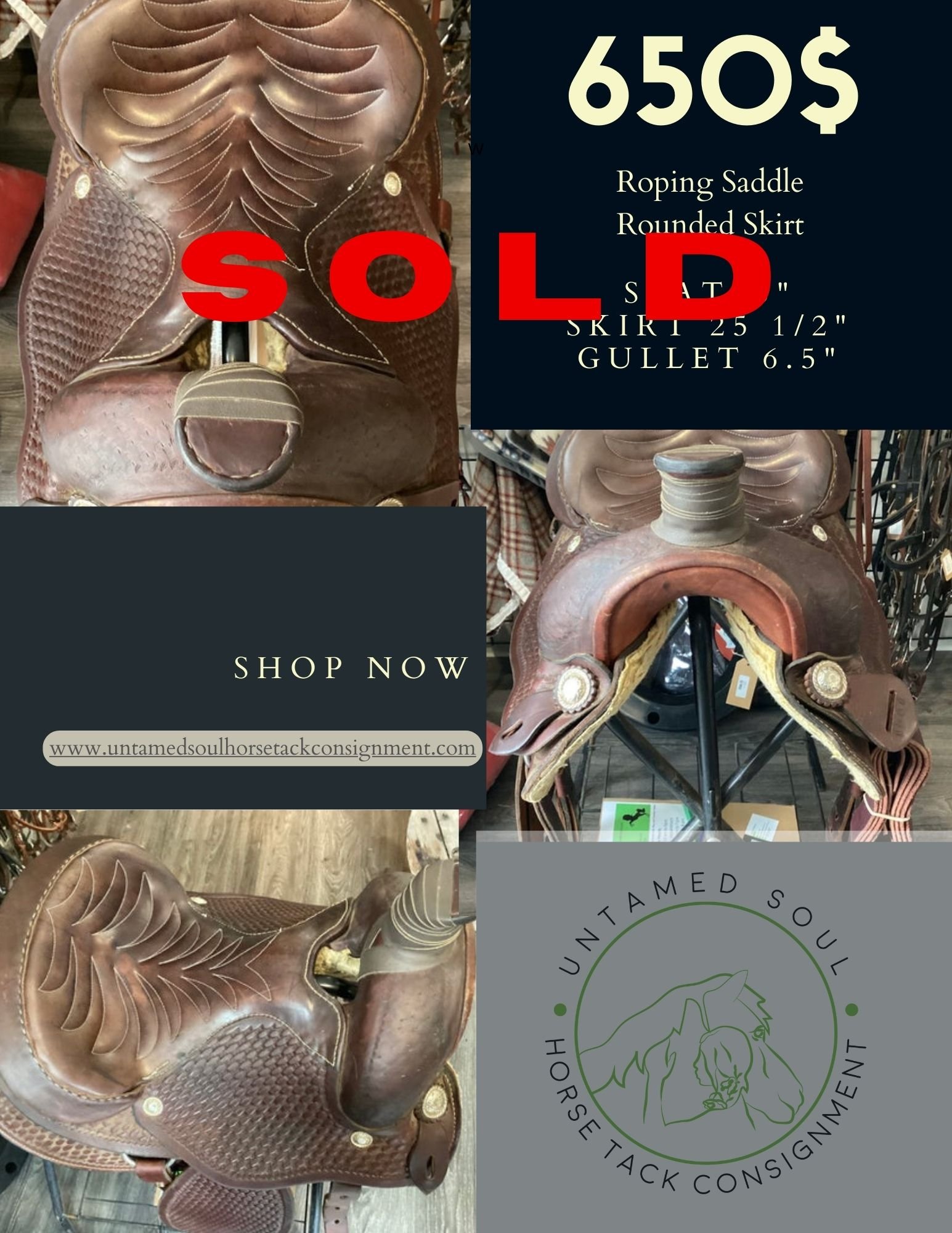 Roping Saddle 15Seat Roping Saddle 15Seat