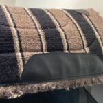Saddle Pad Dark Light Brown 1" thick