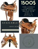 SMM Saddle Co. Western Saddle Size 15