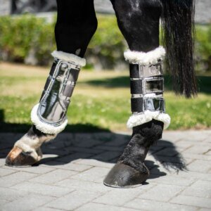 Smokey Quartz Brush Boots