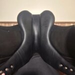 Used 17.5 Bruno Delgrange Dressage Saddle