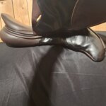 Used 17.5" DK Monoflap Jump Saddle