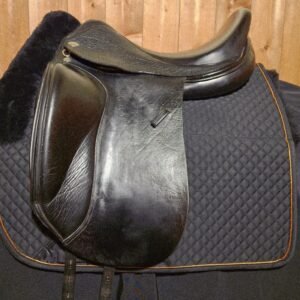 Used 17.5" Jaguar by Harry Dabs Dressage Saddle