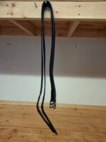 Used Black Stirrup Leathers
