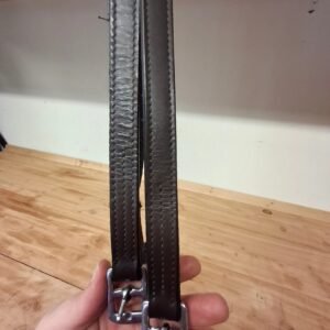 Used Dark Brown slim Stirrup Leathers