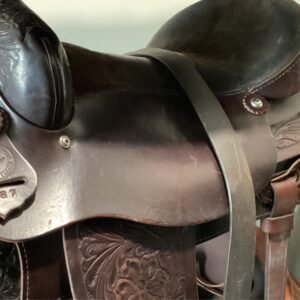 Western Rawhide 1387 Saddle with Stirups