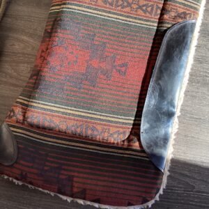 Western Saddle Pad Burgundy