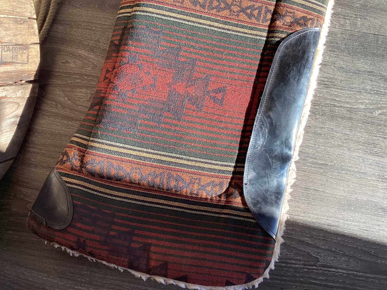 Western Saddle Pad Burgundy Western Saddle Pad Burgundy