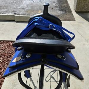 Western Synthetic Saddle Blue 15"